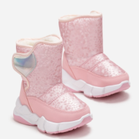 Zimski škornji za deklice HD03 - roza